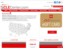Tablet Screenshot of clecenter.com